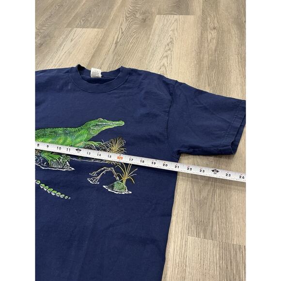 Lot of 2 Vintage Nature T-Shirt Size Large Y2K Alligator Pelican - Picture 5 of 14